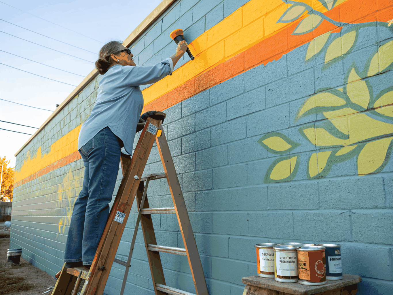Professional interior painting and drywall preparation